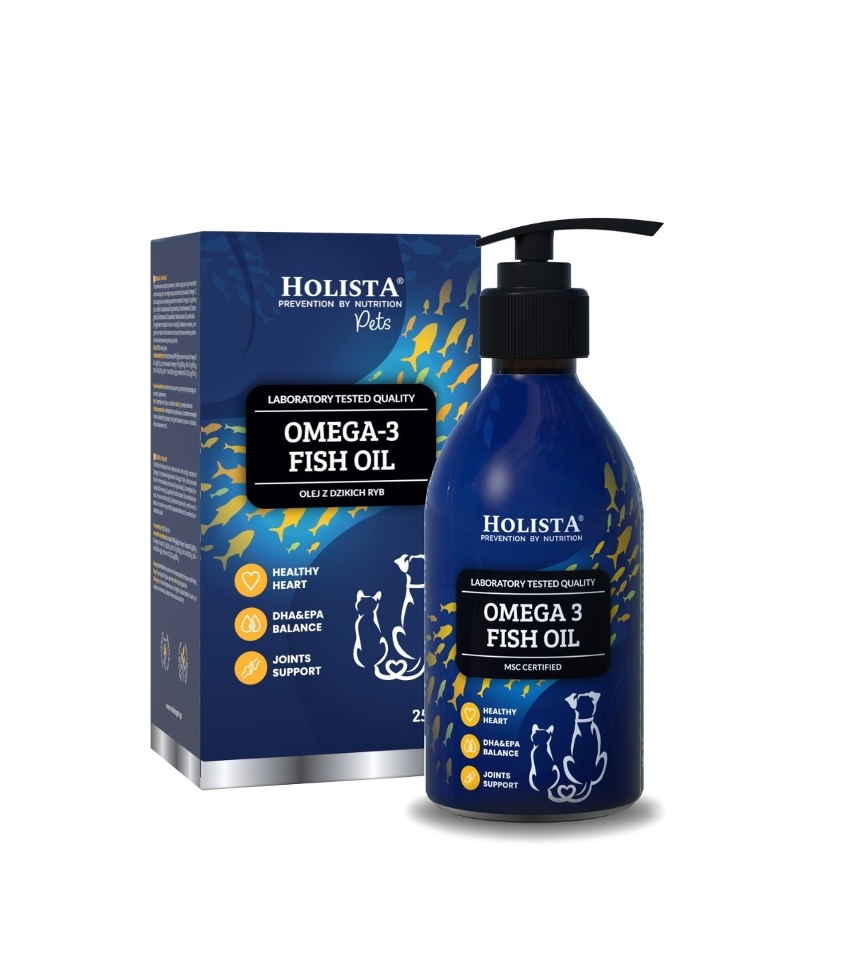 Holista Olej omega 3 dla psa i kota 250ml