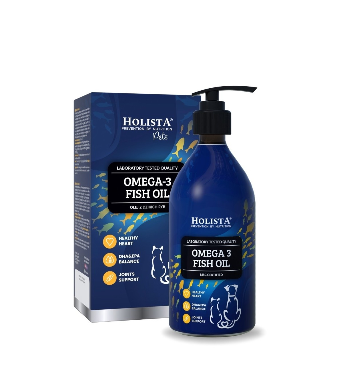 Holista Olej omega 3 dla psa i kota 500ml