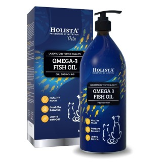 Holista Olej omega 3 dla psa i kota 1000ml