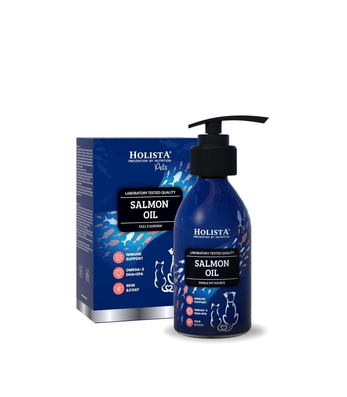 Holista Olej z łososia dla psa i kota 100ml
