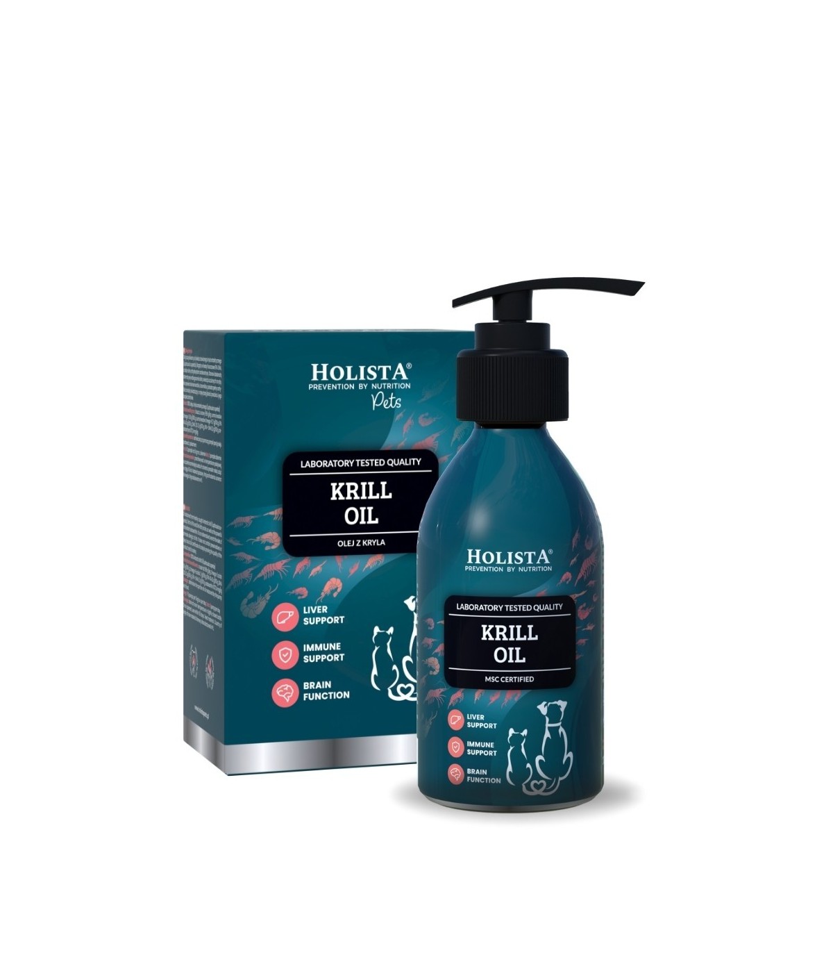 Holista Olej z kryla dla psa i kota 100ml