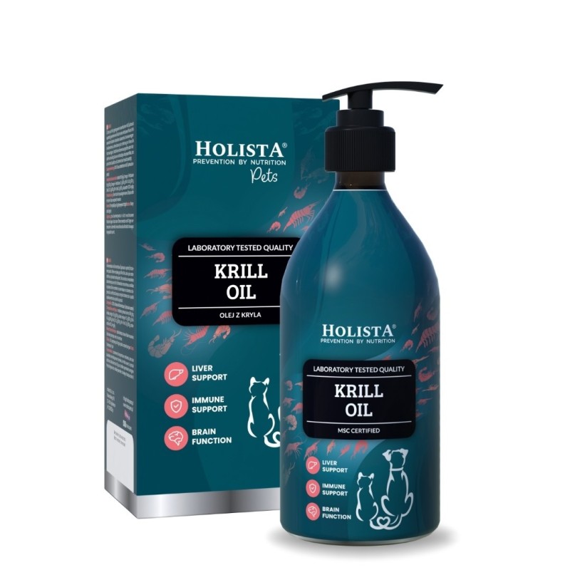 Holista Olej z kryla dla psa i kota 400ml