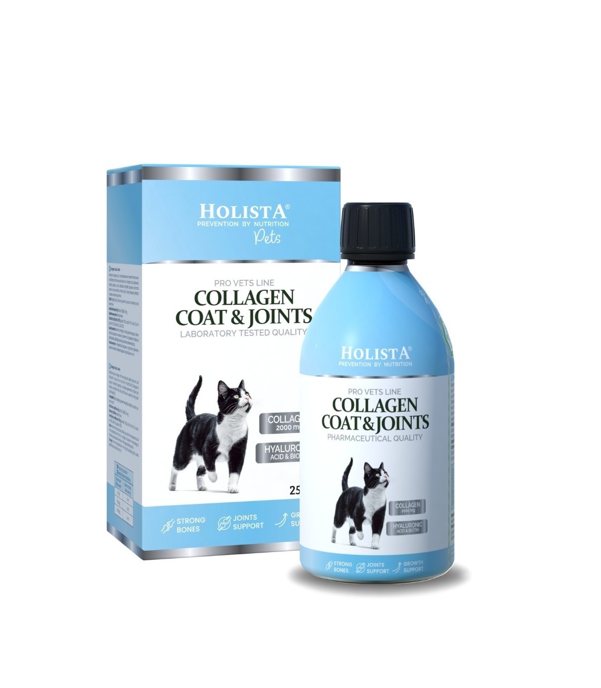 Holista kolagen w syropie z biotyną dla kota 250ml