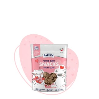 Baltica Freeze - Dried Snacks For My Love liofilizowane serca wołowe dla psa i kota 10g