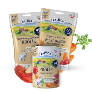 Zestaw monoproteinowy królik dla psa