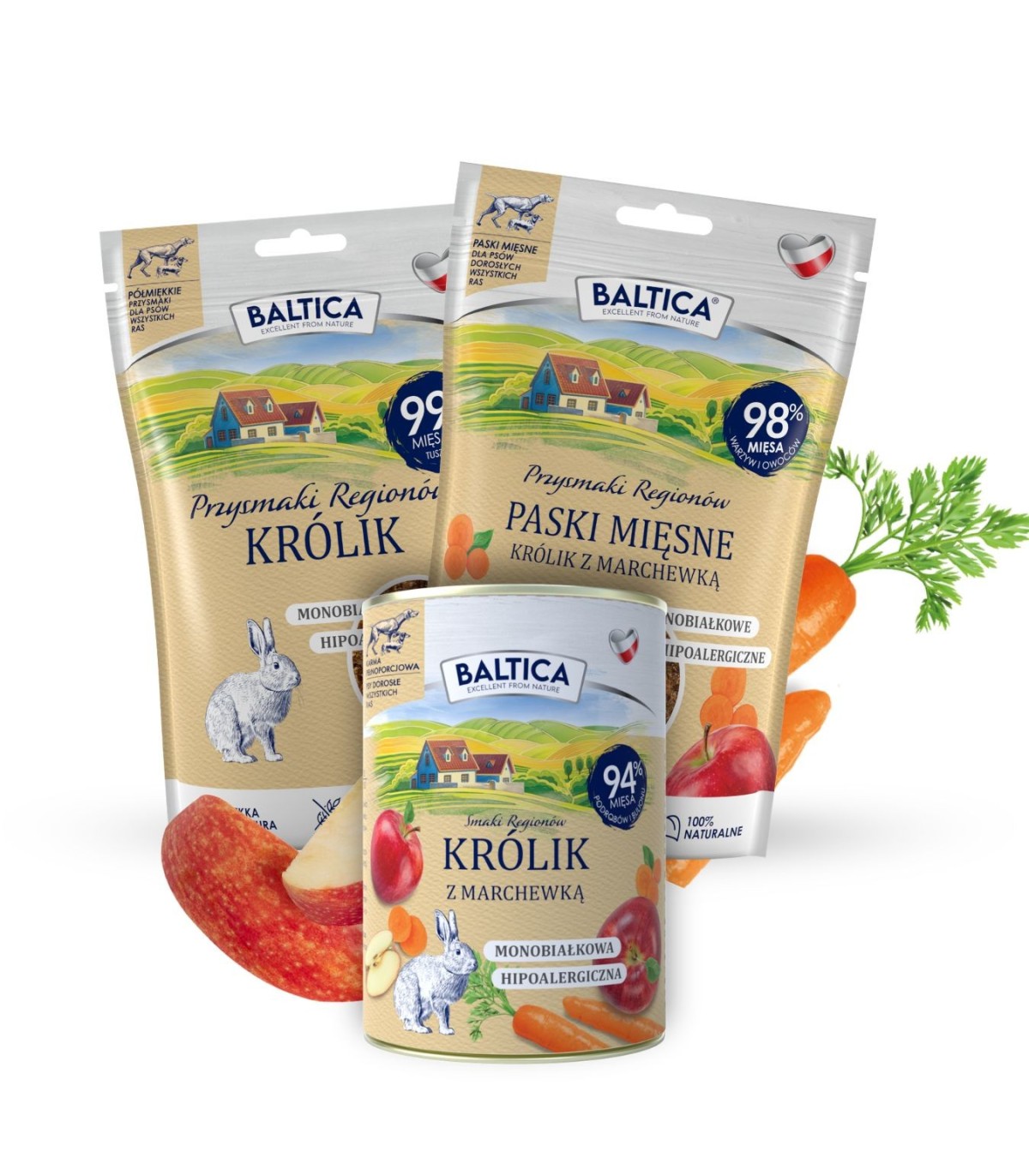 Zestaw monoproteinowy królik dla psa