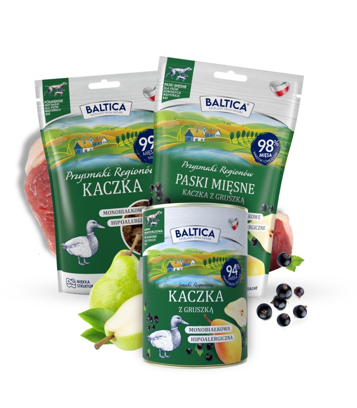 Zestaw monoproteinowy kaczka dla psa