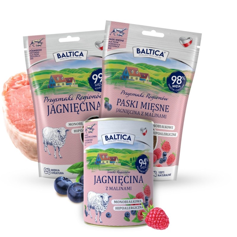 Zestaw monoproteinowy jagnięcina dla psa