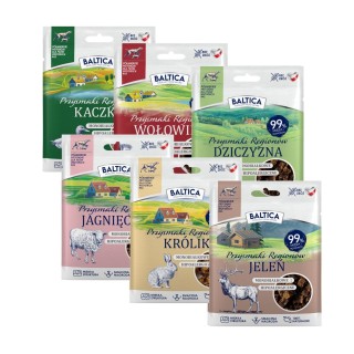 Zestaw 6 smaków - przysmaki półmiękkie 30g Smaki Regionów