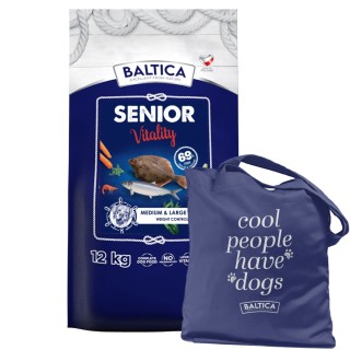 Ryby bałtyckie dla seniorów (Vitality) ras średnich i dużych karma 12kg - Baltica Excellent