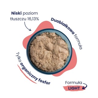 Karma mokra dorsz z krylem LIGHT dla kota 185g - Baltica Excellent