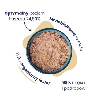 Karma mokra mono królik dla kota 185g - Baltica Smaki Regionów