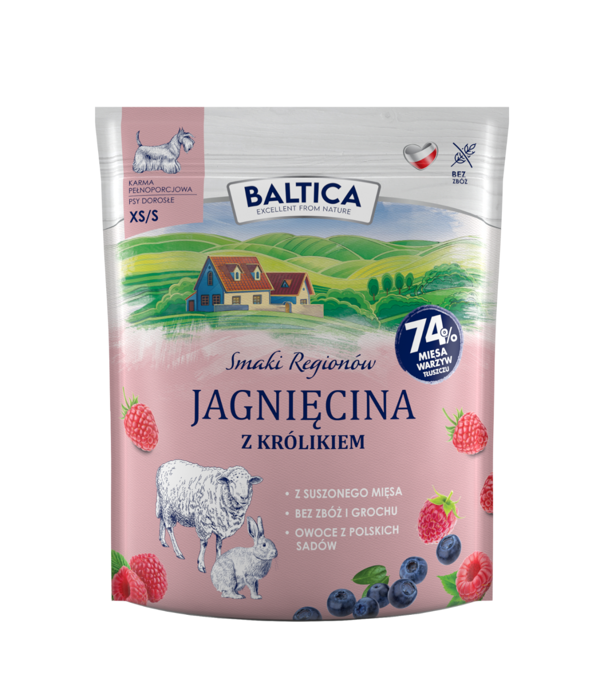 2x Jagnięcina z królikiem dla ras małych i miniaturowych karma 1kg - Rabat 30% na drugie opakowanie