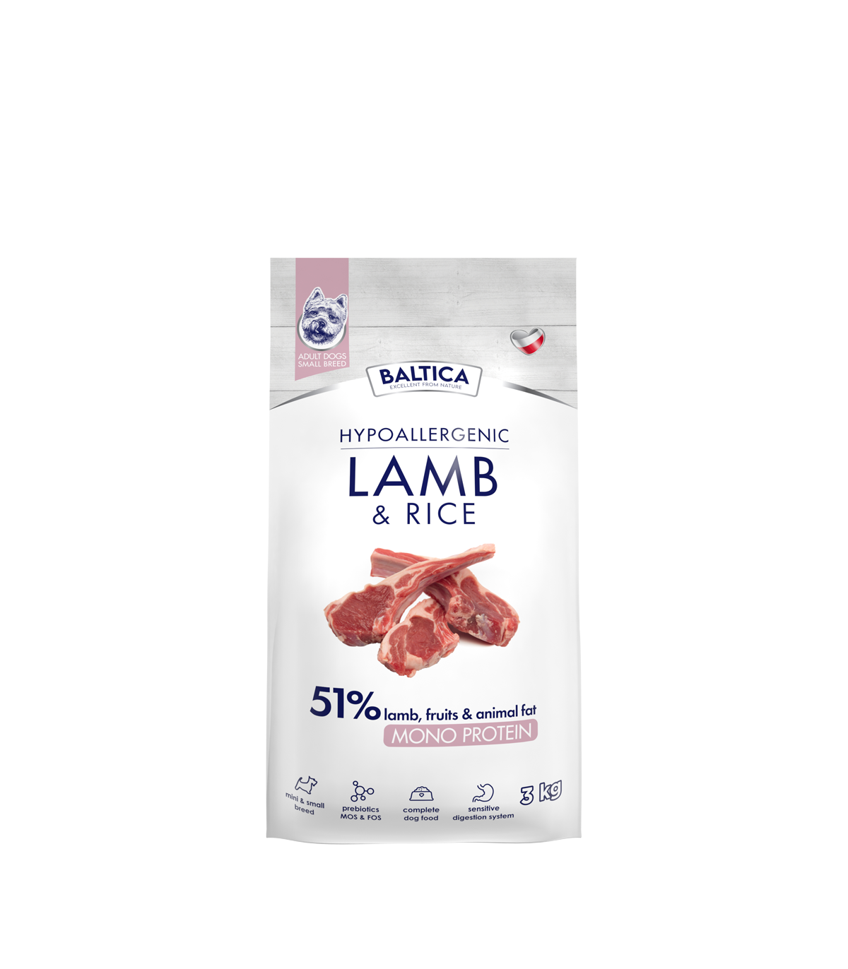 2x Jagnięcina z ryżem dla ras małych i miniaturowych karma 3kg - Rabat na drugie opakowanie