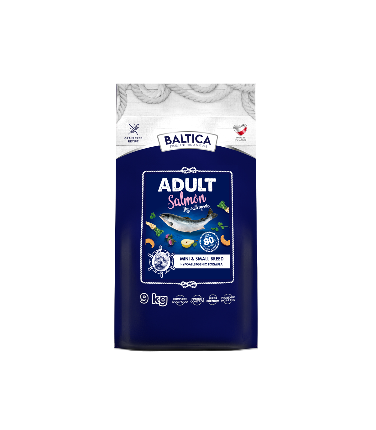 2x Łosoś (Hypoallergenic) dla ras małych i miniaturowych karma 9kg - Rabat na drugie opakowanie