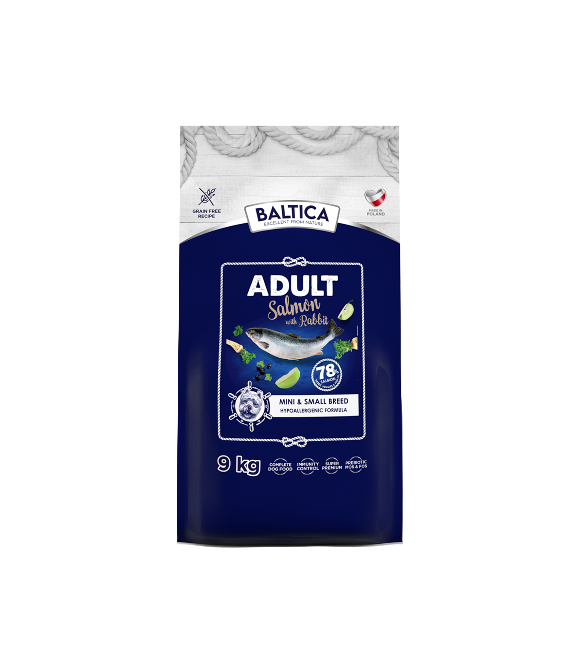 2x Łosoś z królikiem dla ras małych i miniaturowych karma 9kg - Rabat na drugie opakowanie