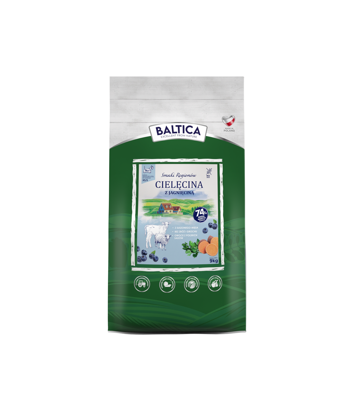 2x Cielęcina z jagnięciną dla ras małych i miniaturowych karma 9kg - Rabat na drugie opakowanie