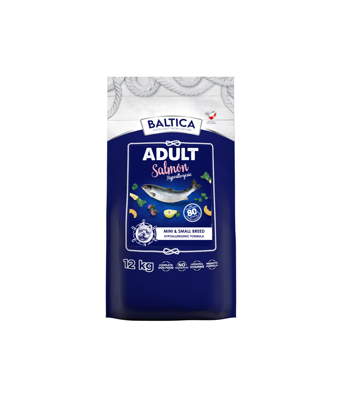 2x Łosoś (Hypoallergenic) dla ras małych i miniaturowych karma 12kg - Rabat na drugie opakowanie