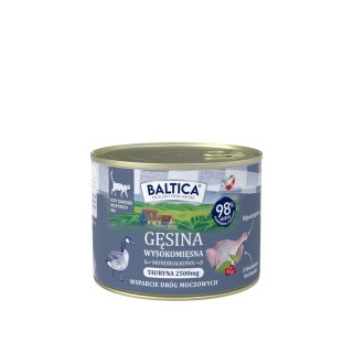 12x Karma mokra mono gęsina dla kota 185g - Baltica Smaki Regionów