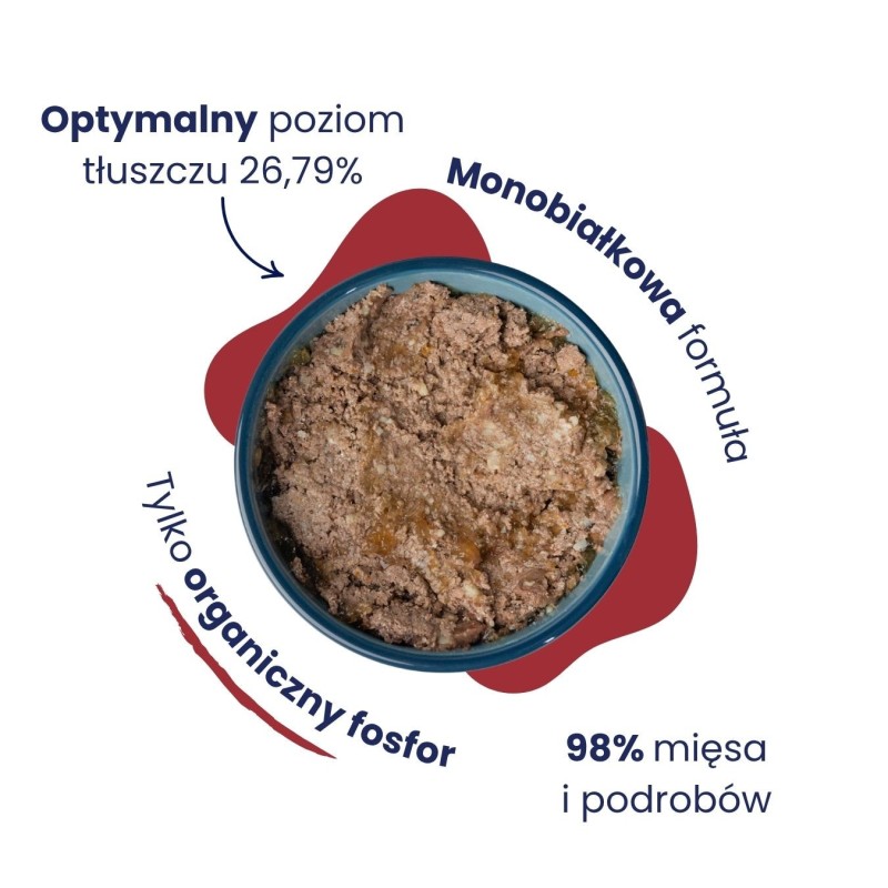 12x Karma mokra wołowina z wątróbką dla kota 185g - Baltica Smaki Regionów