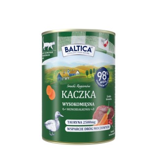 12x Karma mokra mono kaczka dla kota 400g - Baltica Smaki Regionów