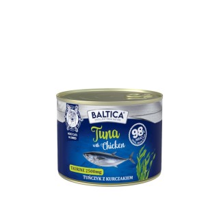 12x Karma mokra Tuńczyk z kurczakiem dla kota 185g - Baltica Excellent