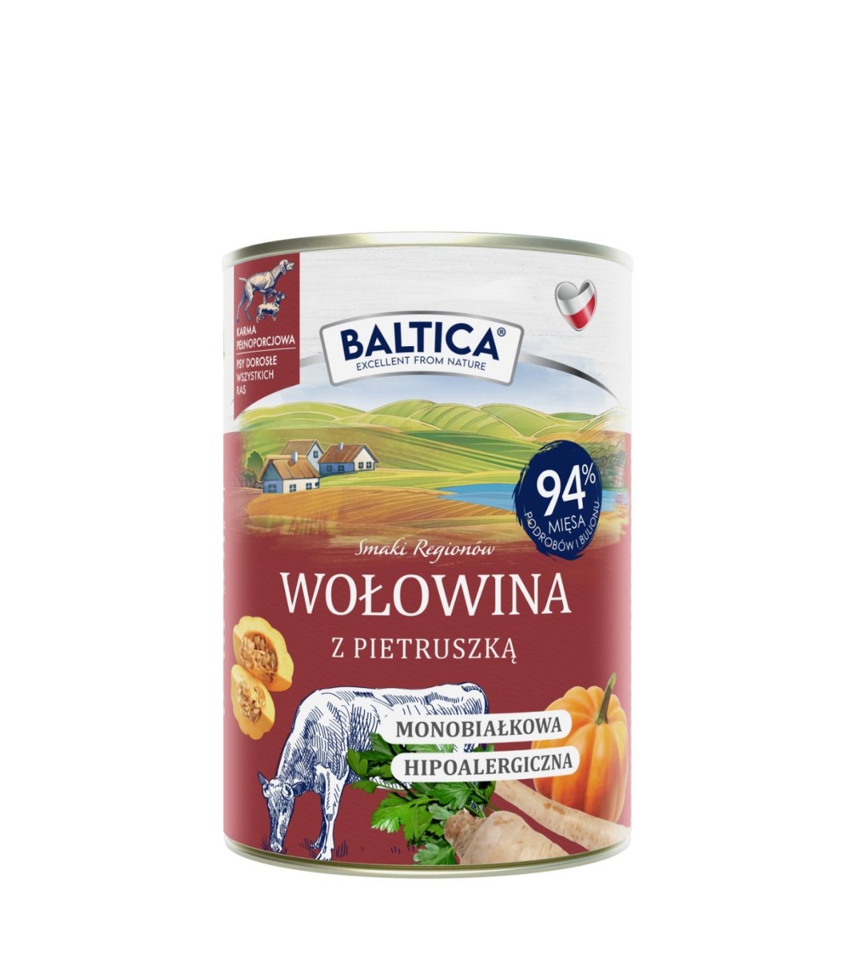Zestaw 14 smaków karmy mokrej dla psa 400g