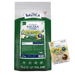 BALTICA Polska karma z kaczką i gruszką 12kg / psy średnie i duże