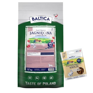 Jagnięcina z królikiem dla ras olbrzymich karma 12kg - Baltica Smaki Regionów