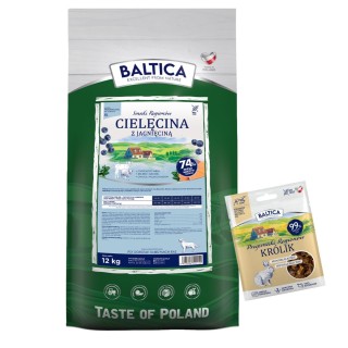 Cielęcina z jagnięciną dla ras olbrzymich karma 12kg - Baltica Smaki Regionów