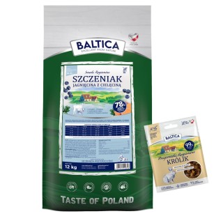 Jagnięcina z cielęciną dla szczeniąt wszystkich ras karma 12kg - Baltica Smaki Regionów