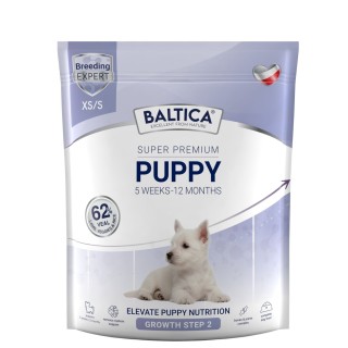 Karma sucha dla szczeniąt cielęcina z jagnięciną dla ras małych i miniaturowych 1kg - Baltica Breeding Expert