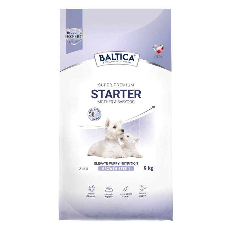 Starter dla szczeniąt i matek karmiących ras małych i miniaturowych karma 9kg - Baltica Breeding Expert