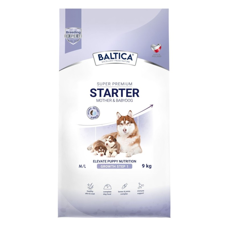 Starter dla szczeniąt i matek karmiących ras średnich i dużych karma 9kg - Baltica Breeding Expert