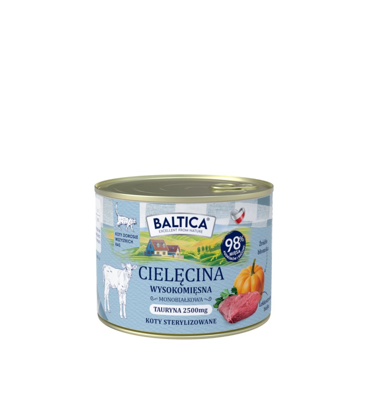 6 za 5 mix smaków karma mokra mono dla kota 185g SUPER CENA