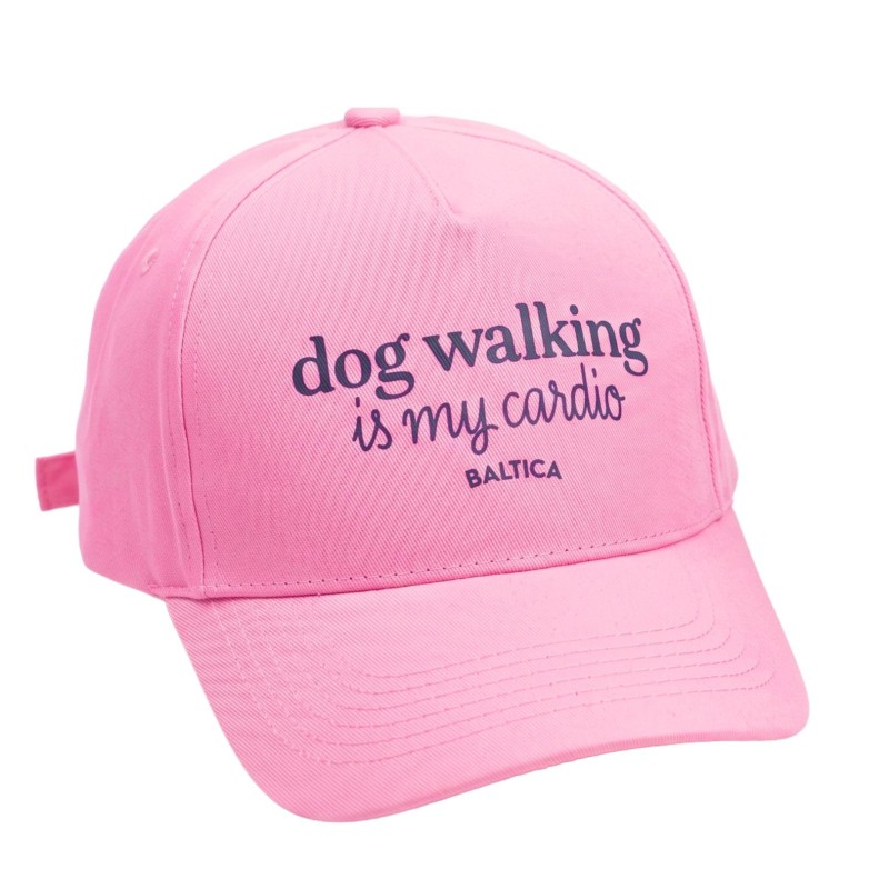 Czapka DOG WALKING różowa