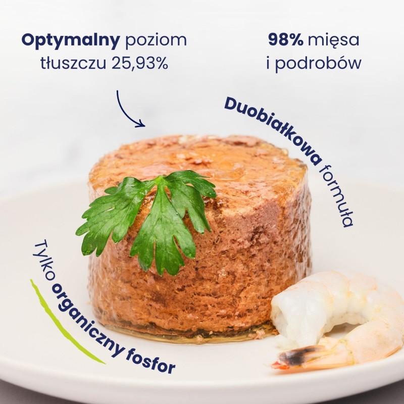 Karma mokra Tuńczyk z kurczakiem dla kota 185g - Baltica Excellent