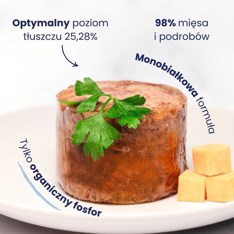 Karma mokra mono cielęcina dla kota 185g - Baltica Smaki Regionów