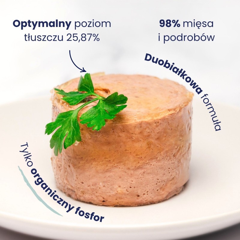 Karma mokra indyk z królikiem dla kota 185g - Baltica Smaki Regionów
