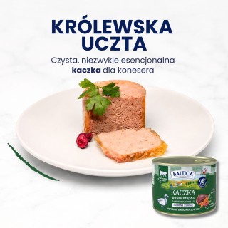 Karma mokra mono kaczka dla kota 185g - Baltica Smaki Regionów