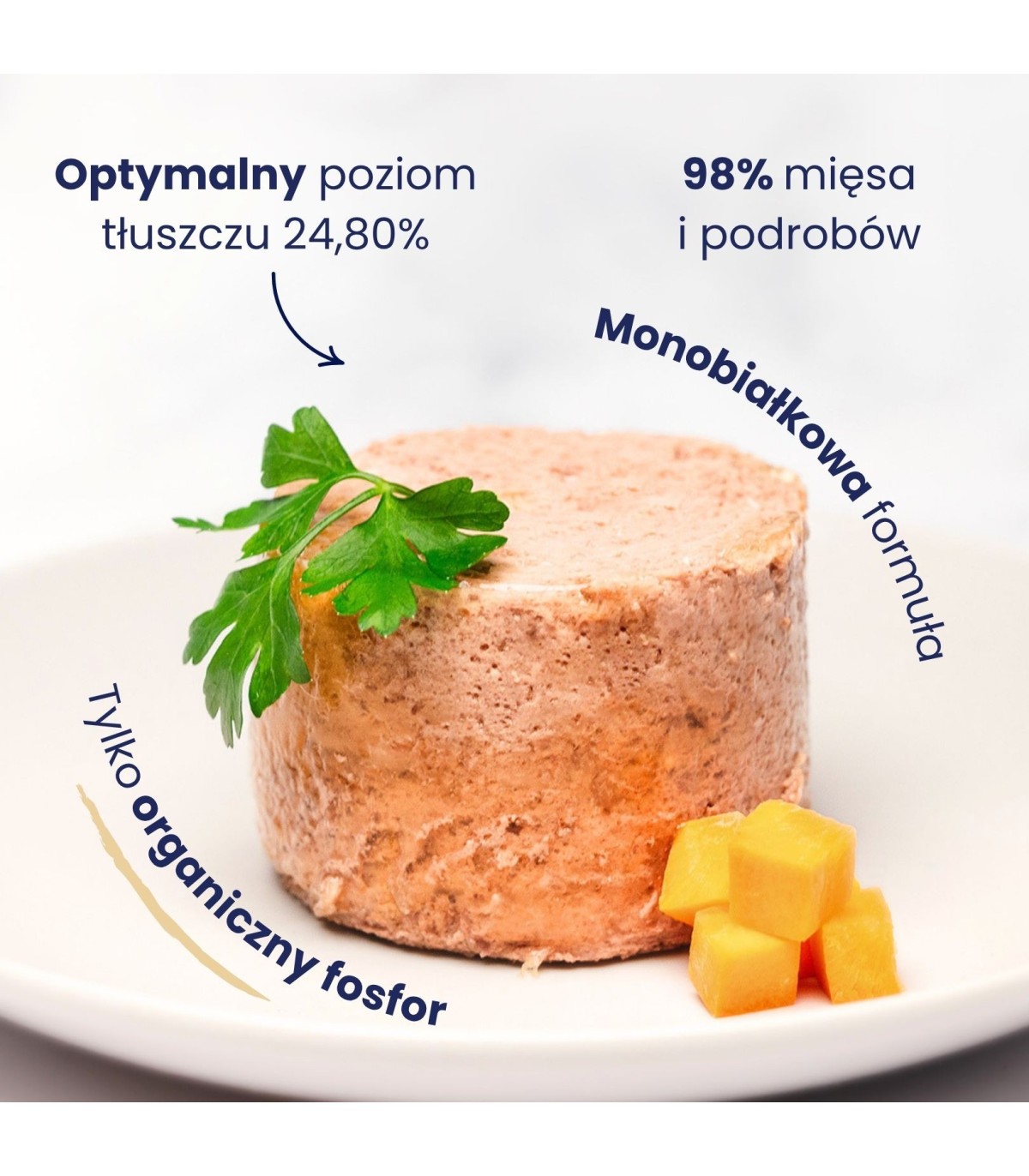 Karma mokra mono królik dla kota 185g - Baltica Smaki Regionów