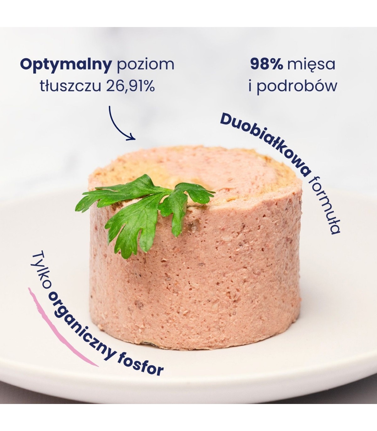Karma mokra łosoś z indykiem dla kota 185g - Baltica Excellent
