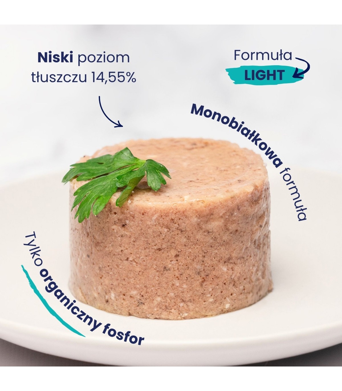 Karma mokra mono mintaj LIGHT dla kota 185g - Baltica Excellent