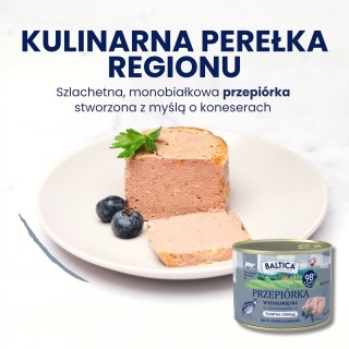 Karma mokra mono przepiórka dla kota 185g - Baltica Smaki Regionów