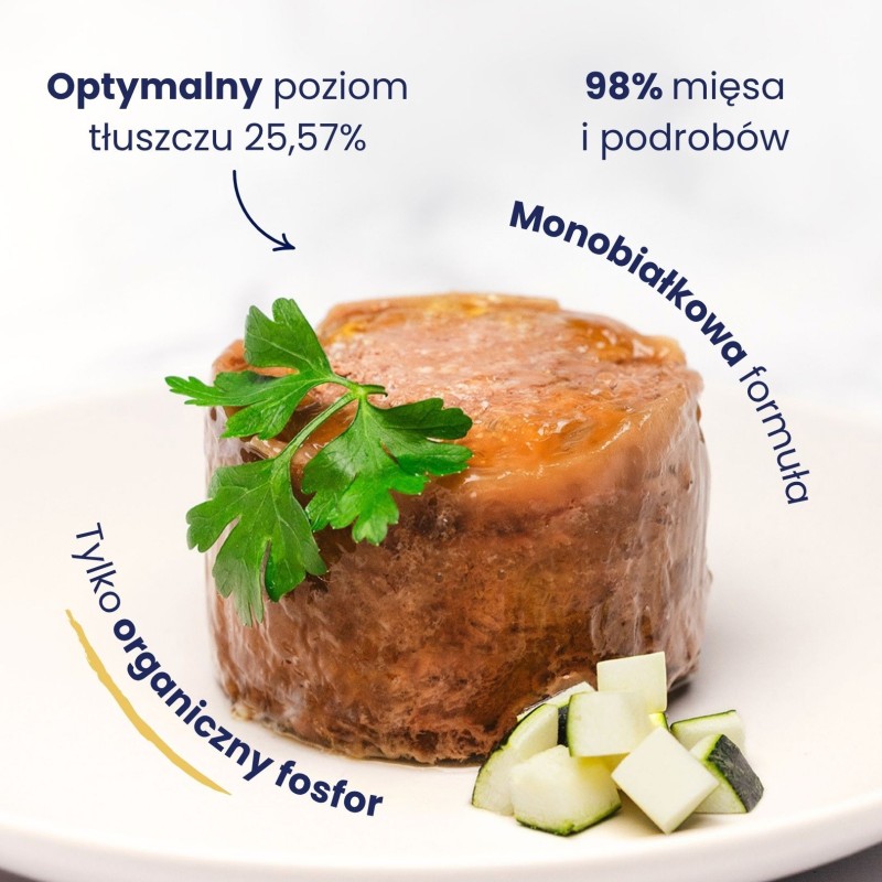 Karma mokra mono wieprzowina dla kota 185g - Baltica Smaki Regionów