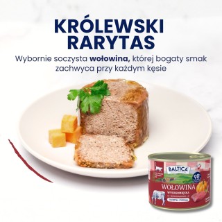 Karma mokra wołowina z wątróbką dla kota 185g - Baltica Smaki Regionów