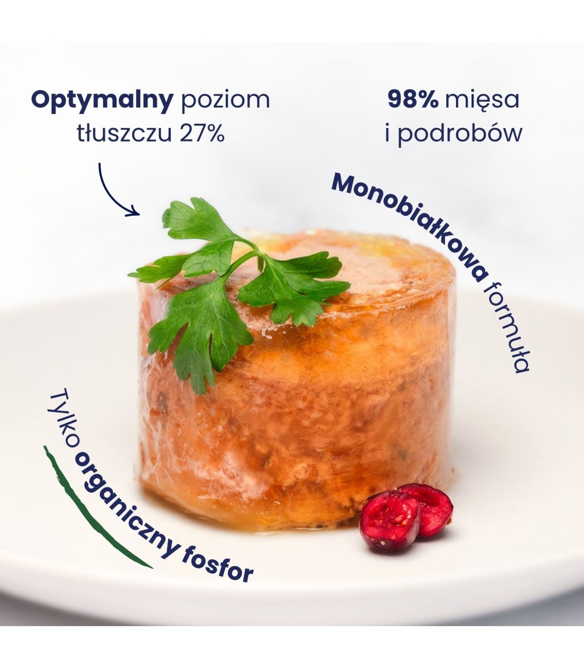 Karma mokra mono kaczka dla kota 400g - Baltica Smaki Regionów