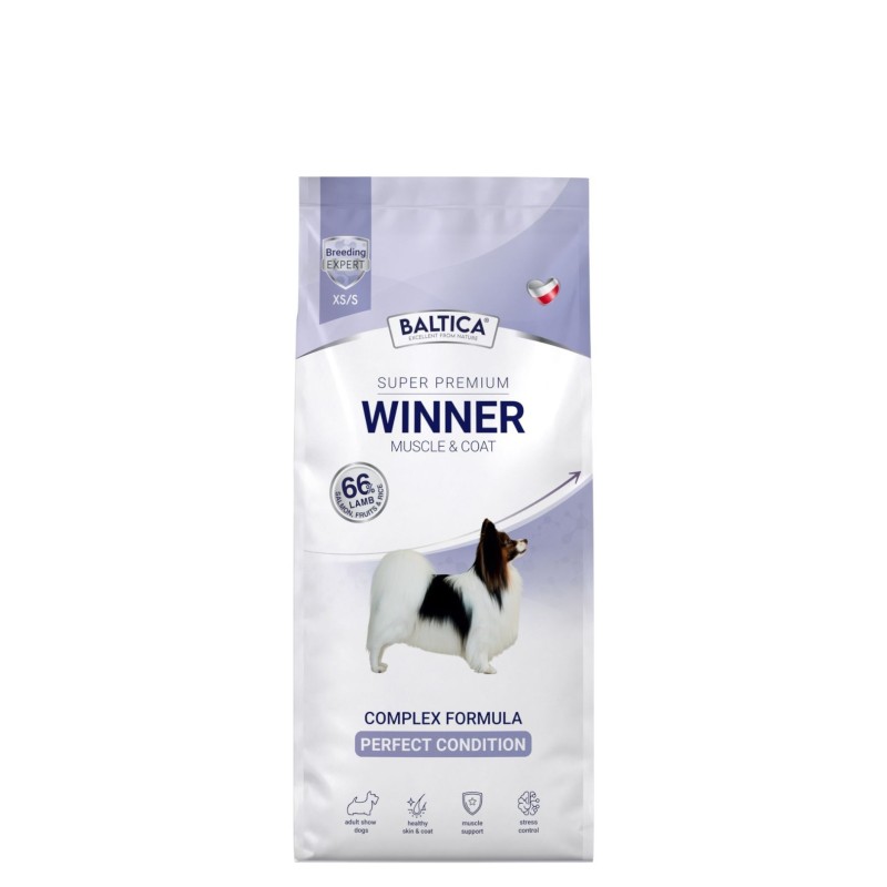 Karma sucha Muscle & Coat dla wystawowych psów ras małych i miniaturowych 3kg - Baltica Breeding Expert