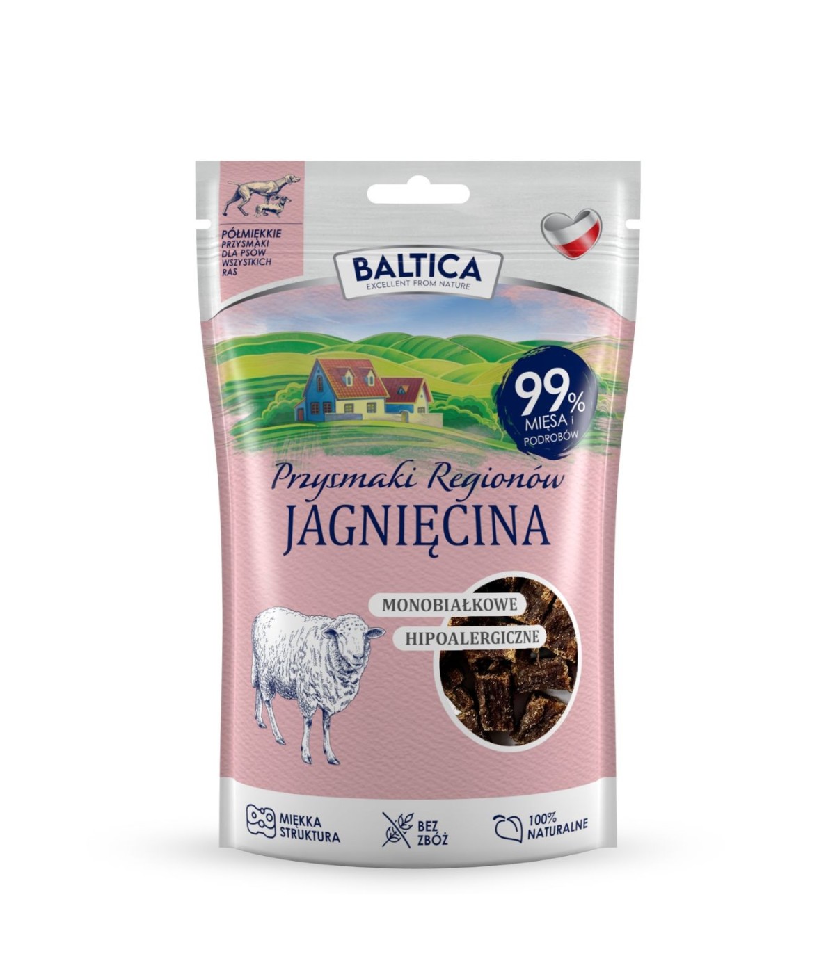 6x 80g przysmaki półmiękkie - Baltica Smaki Regionów 80g