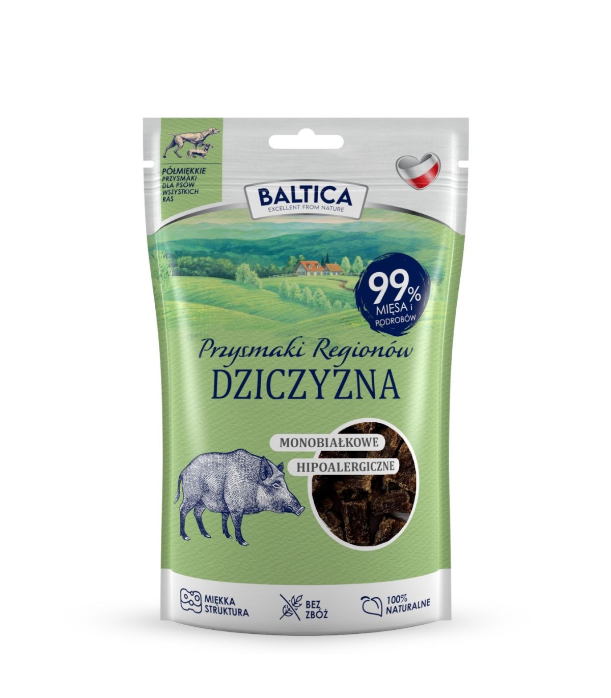 6x 80g przysmaki półmiękkie - Baltica Smaki Regionów 80g